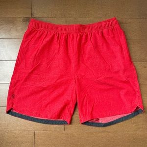 Rhone Guru shorts men’s size Large - red